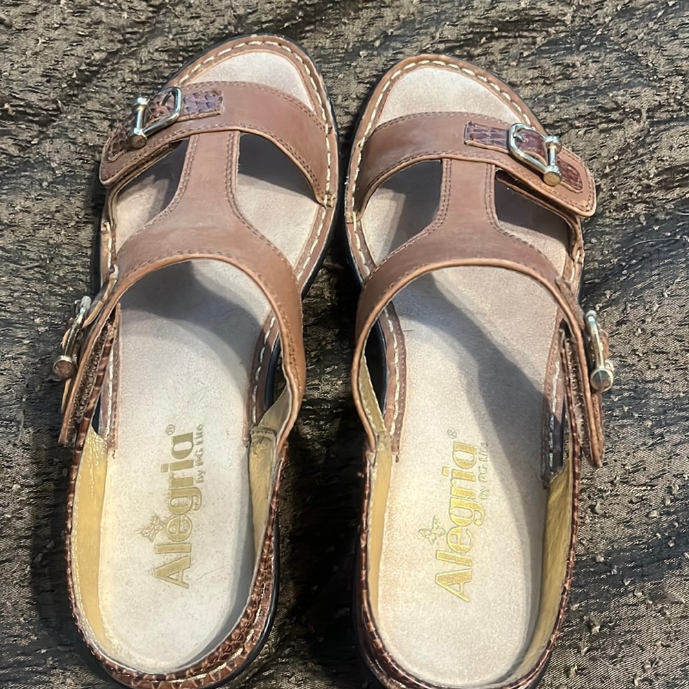 Cute Allegra sandals only been worn back up all times